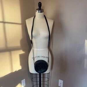 Michael Kors Black Floral Crossbody Bag